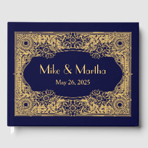 D'or Livre vintage Art Déco Gold Frame