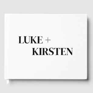 D'or Luxe Bold Modern Minimalist Mariage Livre d'invi