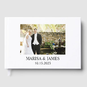 D'or Mariage esthétique livre d'invité, livre de signat