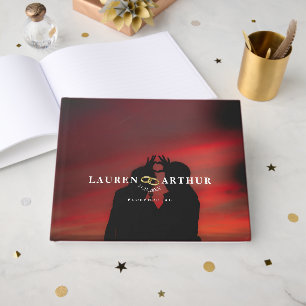 D'or Mariage photo moderne chic ultra minimaliste Livre
