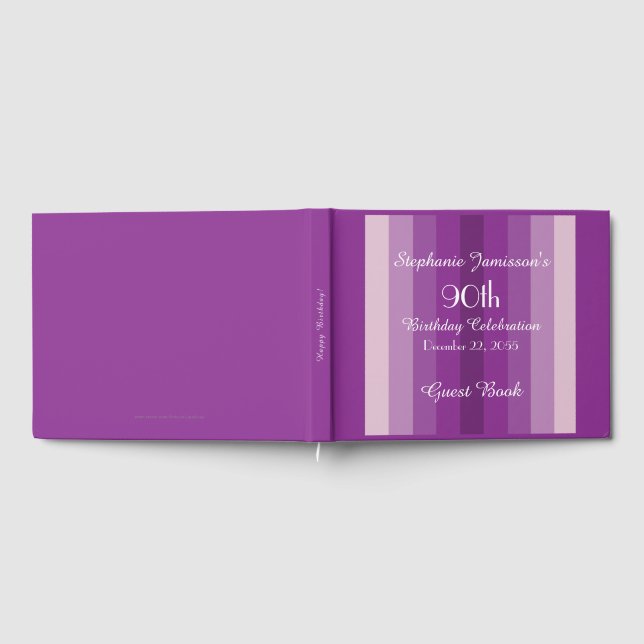 D'or Mémoire personnalisée / Livre d'invité 90e fête d' (Complet)