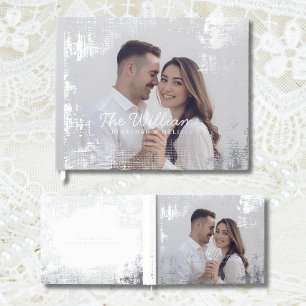 D'or Photographie Livre d'invité White Elegant Foil liv
