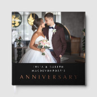 Première année de mariage Anniversaire Livre photo