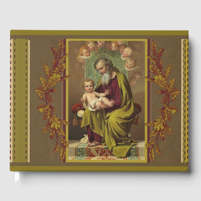 D'or Saint Joseph Enfant Jésus Fête du jour Livre d'inv (Recto)