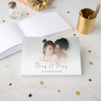 Script photo Mme Lesbian Mariage Livre d'invité