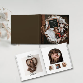 D'or Vache mignonne Rustic Farm Baby photo livre de con