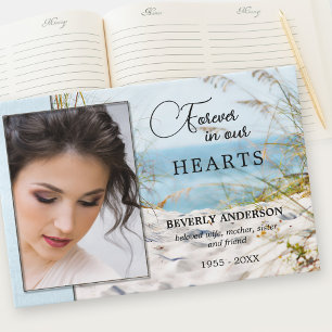 D'or Votre photo Célébration de Life Beach Livre d'invi