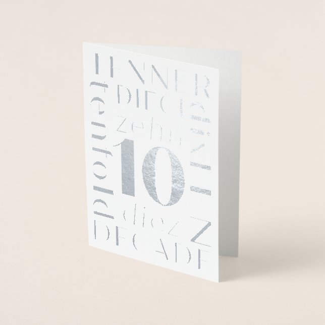 Dorée Carte à huile de 10 ans Sober (Devant)