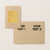 Carte à huile Kraft Premium Type d'enveloppe