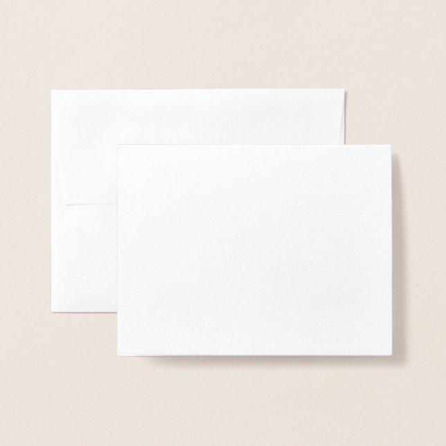 Dorée Carte Brillante (Devant avec enveloppe)