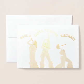 Dorée Carte d'anniversaire Mamma Mia !