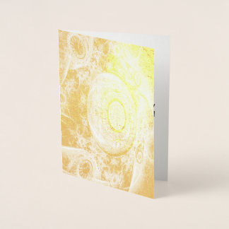 Dorée Carte d'anniversaire Steampunk Time Foil