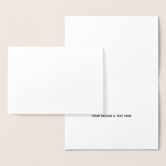 Dorée Carte de fin d'études minimale blanche propre pour (Affichage)