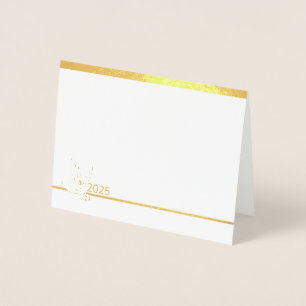 Dorée Carte de note personnalisée Dove Foil