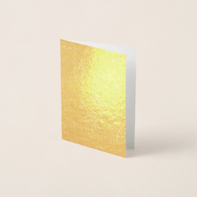 Dorée Carte de Pâques en aluminium avec image antique Jo (Devant)