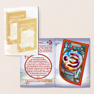 Dorée Carte de pardon