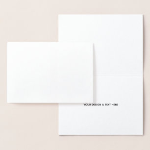Dorée Carte de remerciement pour enseignant minimaliste 