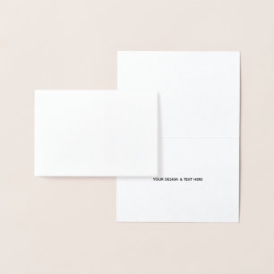 Dorée Carte de remerciement pour enseignant minimaliste 