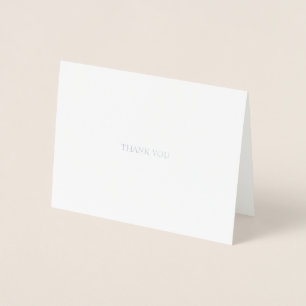 Dorée Carte de remerciements à huile d'argent   MARIAGE 