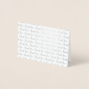 Dorée Carte de remerciements Mariage minimaliste simple