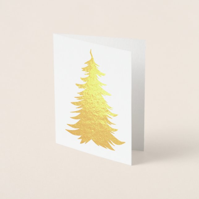 Dorée Carte de vacances TINSEL Gold (Devant)