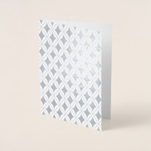 Dorée Carte de vœux en papier d'aluminium diamant or