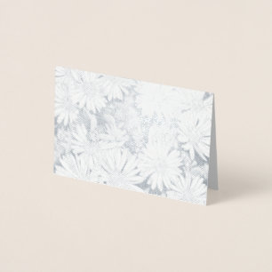 Dorée Carte de voeux personnalisée du Fleur sauvage de l