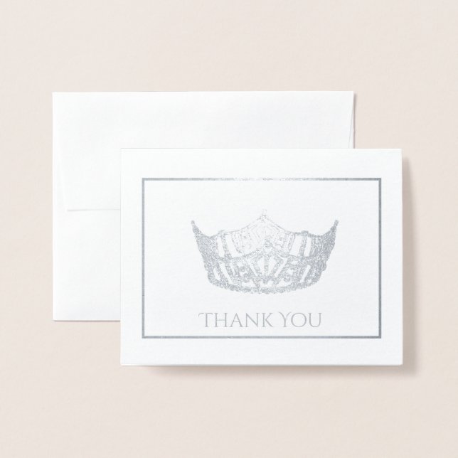 Dorée Carte d'état à huile style Miss America (Devant avec enveloppe)