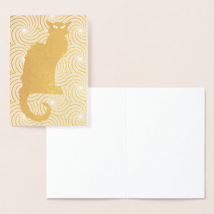 Dorée Carte d'huile CAT NOIR