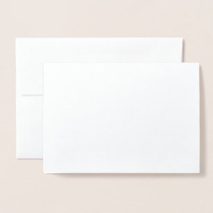 Dorée Carte en feuille