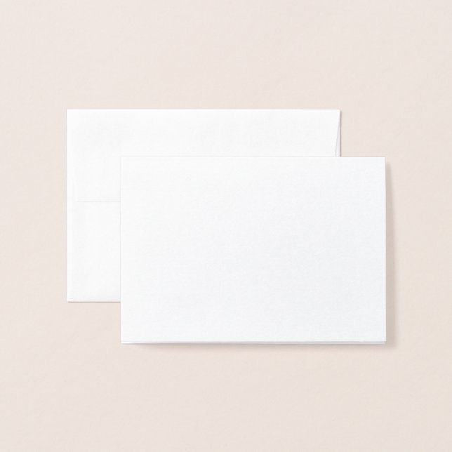 Dorée Carte Foil (Devant avec enveloppe)