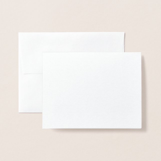 Dorée Carte Foil (Devant avec enveloppe)