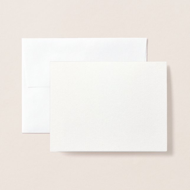 Dorée Carte Foil (Devant avec enveloppe)