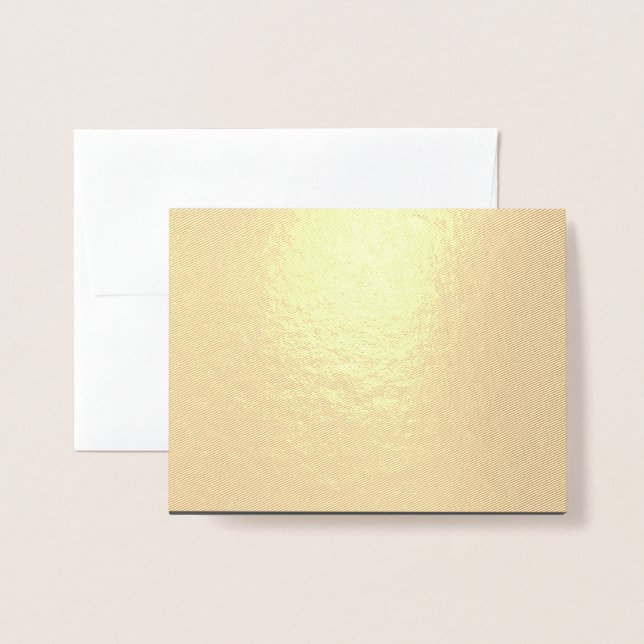 Dorée Carte Foil (Devant avec enveloppe)
