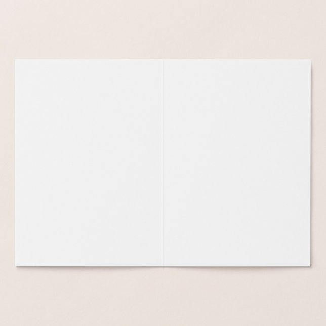 Dorée Carte Foil (Intérieur)