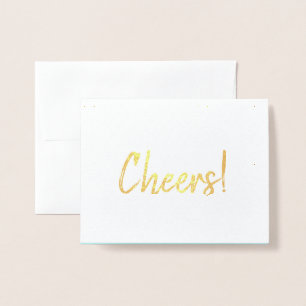 Dorée Carte Foil avec Artistic Inside