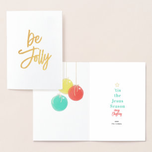 Dorée Carte Foil Sparkly Christmas Balls