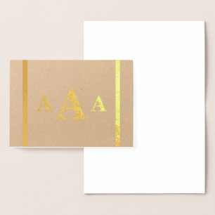 Dorée Carte monogramme HAMbyWG