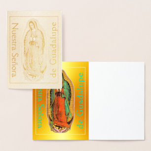 Dorée Carte Nuestra Señora de Guadalupe Gold