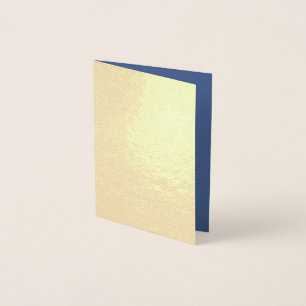 Dorée Créez votre propre carte Foil gris bleu