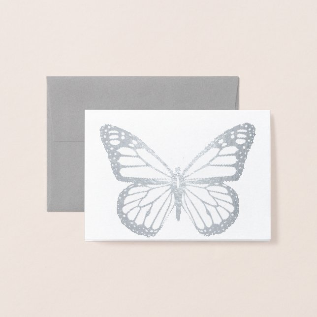 Dorée HAMbWG - Carte à huile - Mini carte à papillon (Devant avec enveloppe)