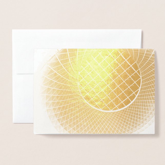 Dorée HAMbWG - Carte Gold Foil - Carte blanche - Archite (Devant avec enveloppe)
