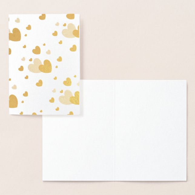 Dorée HAMbWG - Carte Gold Foil - Coeurs (Affichage)