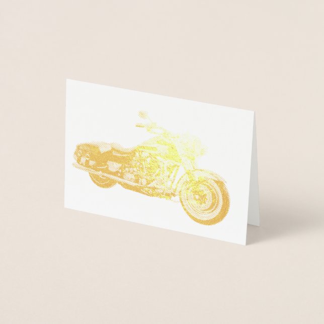 Dorée HAMbWG - Carte Gold Foil - Moto (Devant)
