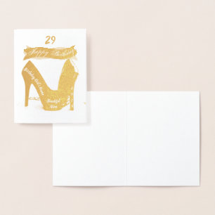 Dorée HAMByWG - Carte d'anniversaire pour la nièce - tal