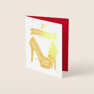 Dorée HAMByWG - Carte d'anniversaire pour une femme - ta