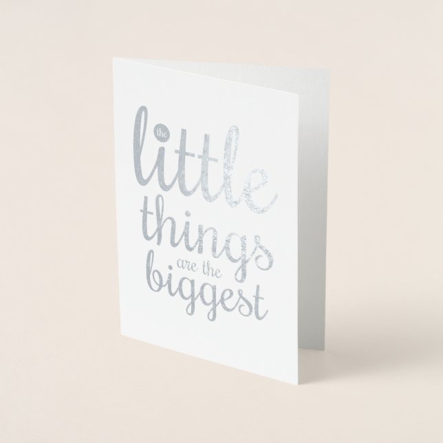 Dorée Les petites choses sont les plus grandes | Carte v (Devant)