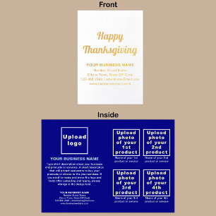 Dorée Marque Blue Business sur carte en aluminium de Tha