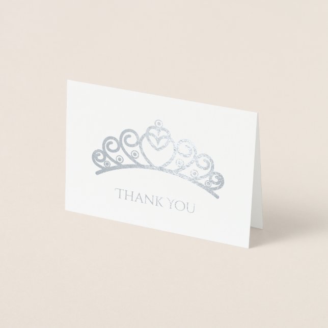 Dorée Mini carte Foil Tiara (Devant)