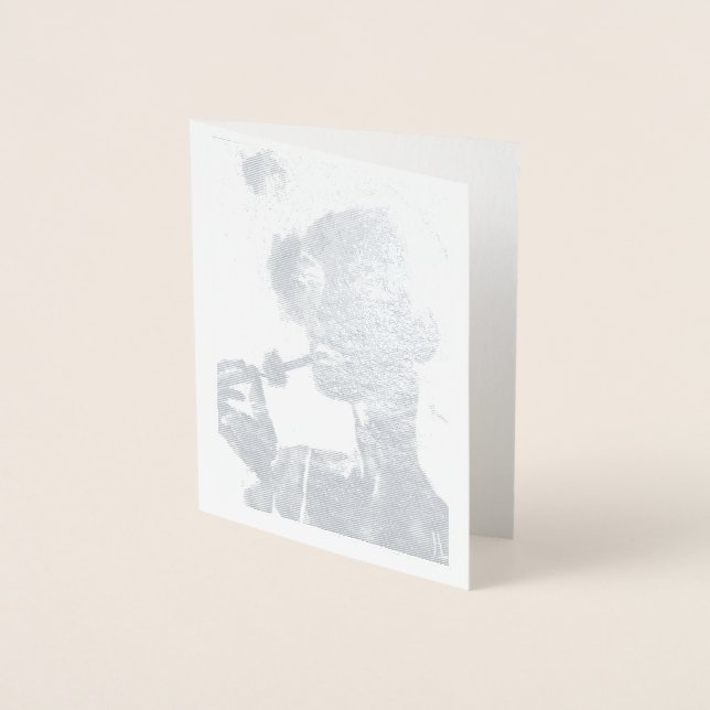 Dorée Vierge - Femme fumeuse dans la carte à huile brill (Devant)